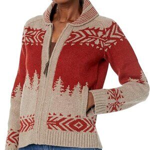 PENDLETON WOMEN'S ALPINE LAMBSWOOL ZIP CARDIGAN